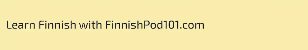 Learn Finnish with FinnishPod101.com